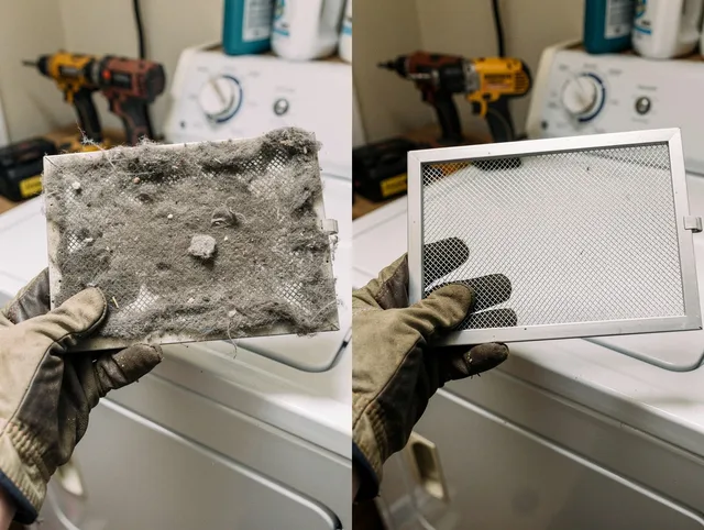 Professional lint trap cleaning by Tyngsborough Dryer Vent Cleaning in Tyngsborough