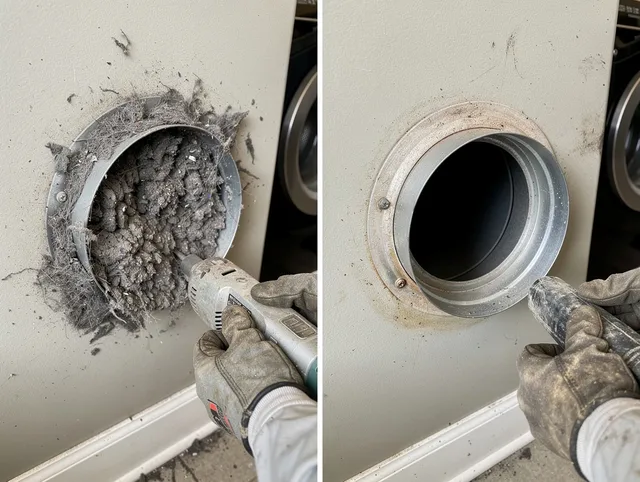 Professional clogged vent cleaning by Tyngsborough Dryer Vent Cleaning in Tyngsborough