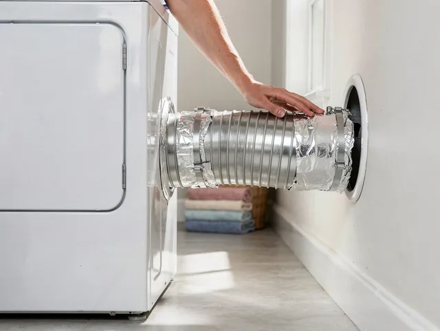 Professional dryer vent hose installation by Tyngsborough Dryer Vent Cleaning in Tyngsborough